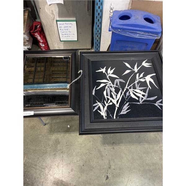 DECORATIVE MIRROR AND PICTURE