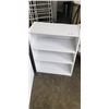 Image 2 : 2 WHITE BOOKSHELVES, 32 INCH TALL, 25 WIDE