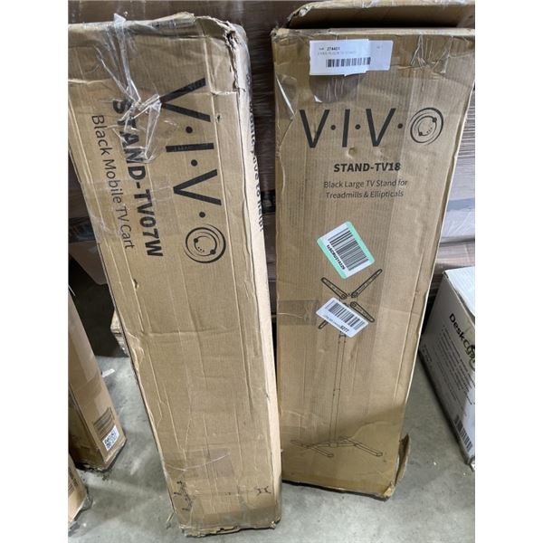2 VIVO FLOOR TV STANDS