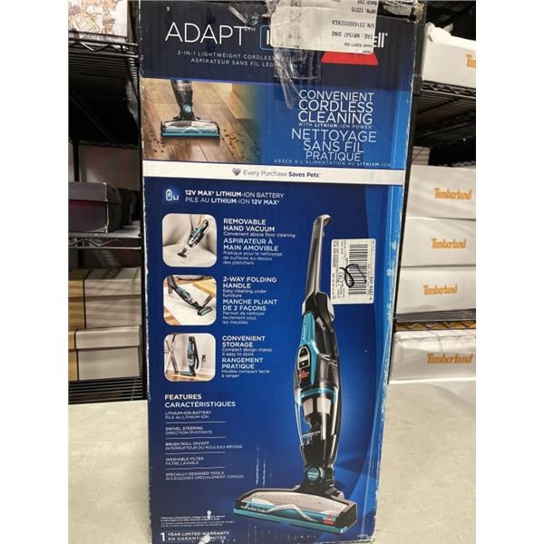 BISSELL ADAPT LI-ION MAX 2 IN 1 LIGHTWEIGHT CORDLESS STICK VACUUM - TESTED WORKING, RETAIL $189