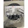 Image 1 : NEW BLACK 200FT INDOOR / OUTDOOR HEAVY DUTY LIGHTED 3 WIRE EXTENSION CORD, 14AWG