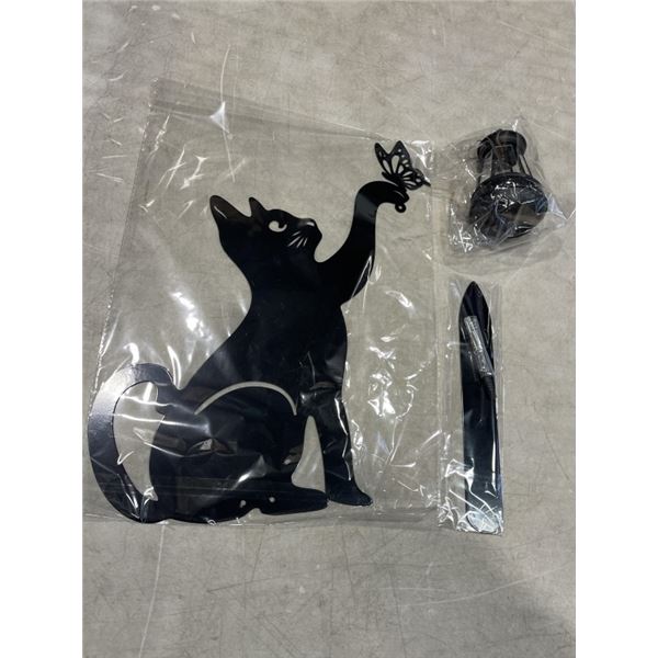 NEW BLACK CAT LED GARDEN LIGHT