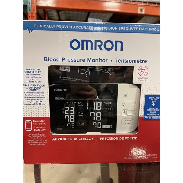 AS NEW OMRON BLOOD PRESSURE MONITOR