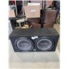 Image 1 : PAIR OF PIONEER 10 INCH SUBS ION BASSOWRX BOX