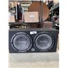 Image 2 : PAIR OF PIONEER 10 INCH SUBS ION BASSOWRX BOX