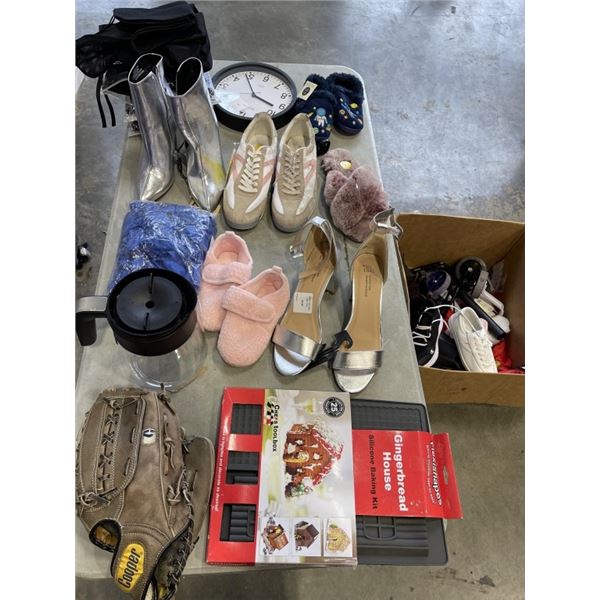 BOX OF VARIOUS AMAZON ITEMS  SOME NEW