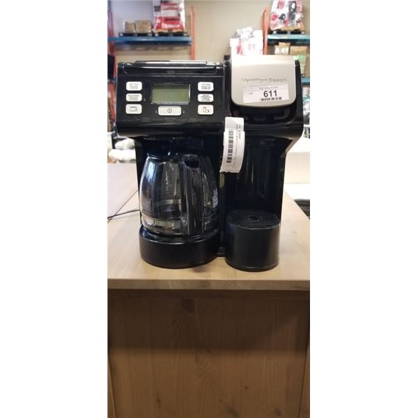 HAMILTON BEACH FLEXBREW TRIO COFFEE MAKER, AS NEW DEMO, TESTED WORKING - RETAIL $119