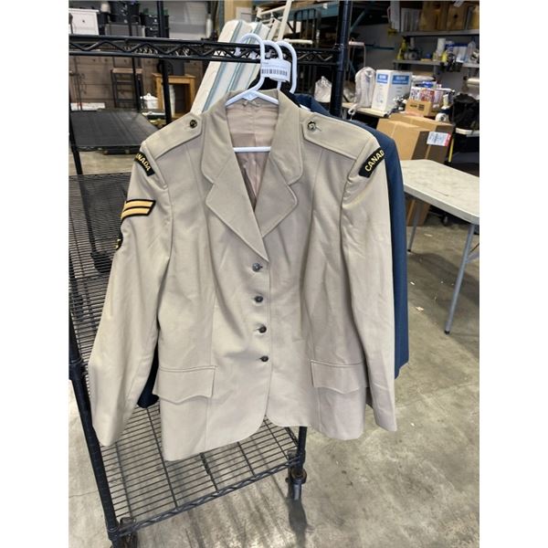 3 SUIT JACKETS - 1 DOUBLE BREASTED