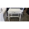 Image 1 : WHITE MODERN SINGLE DRAWER  DESK