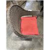 Image 2 : RATTAN PATIO ARMCHAIR WITH CUSHION