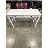 Image 1 : WHITE PINE IKEA DESK WITH CORD STORAGE