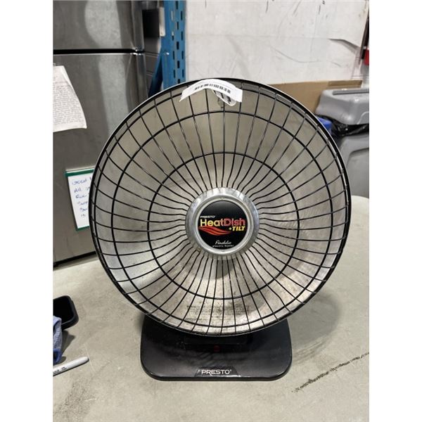PRESTO PARABOLIC HEATER WORKING