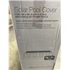Image 1 : NEW INTEX SOLAR POOL COVER, FOR 18FT X 9FT RECTANGULAR FRAME POOL