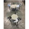 Image 1 : 2 PIECE GLASS OP COFFEE AND END TABLE SET