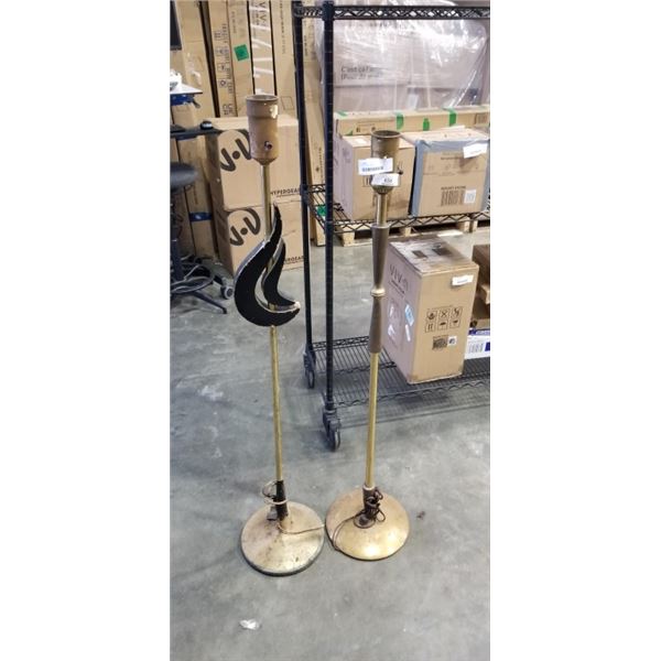 2 ANTIQUE FLOOR LAMPS