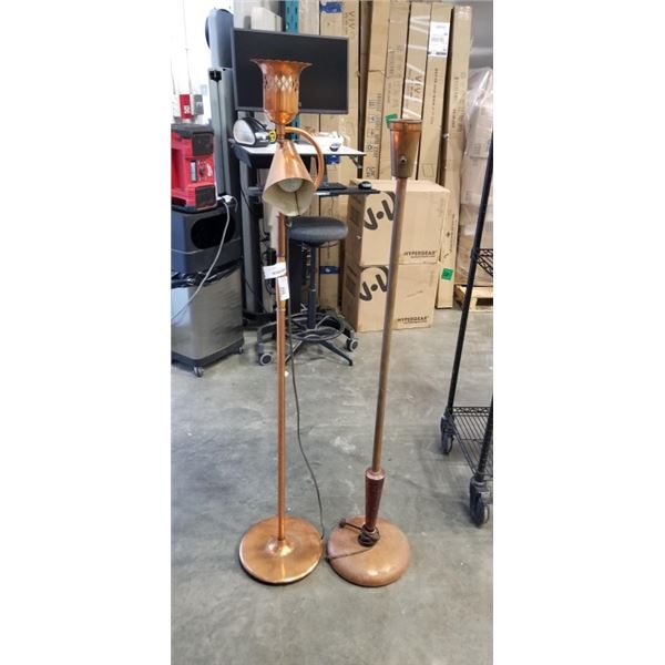 2 ANTIQUE FLOOR LAMPS
