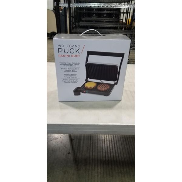 BRAND NEW WOLFGANG PUCK PANINI DUET GRILL