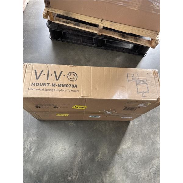 VIVO MECHANICAL SPRING FIREPLACE TV MOUNT