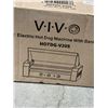Image 2 : VIVO 5 ROLLER ELECTRIC HOT DOG MACHINE WITH SANITATTION HOOD