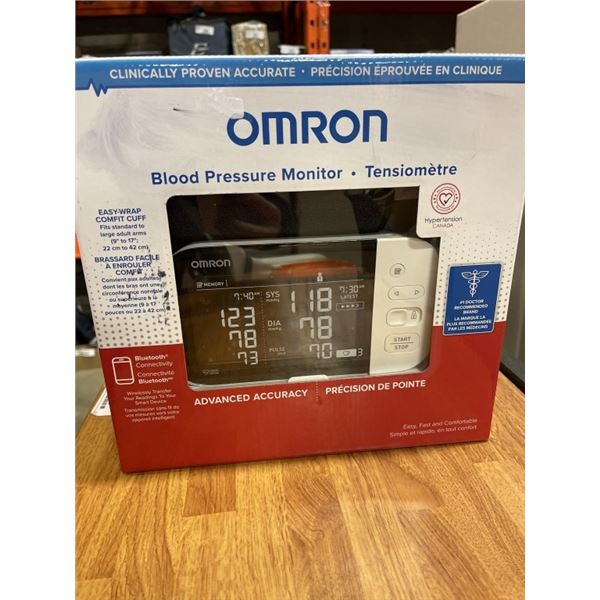AS NEW OMRON BLOOD PRESSURE MONITOR