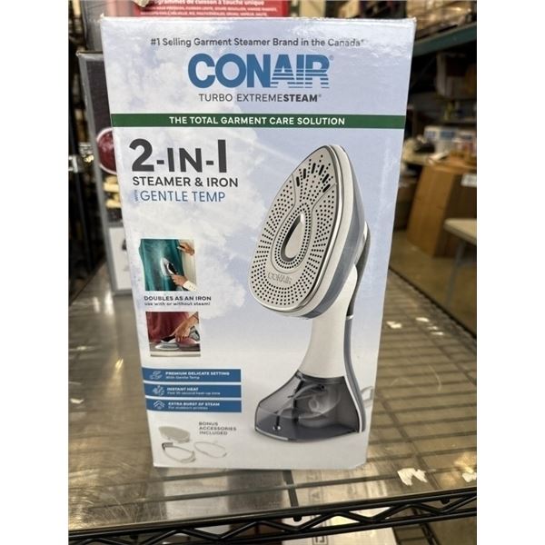 CONAIR 2 IN 1 STEAMER AND IRON