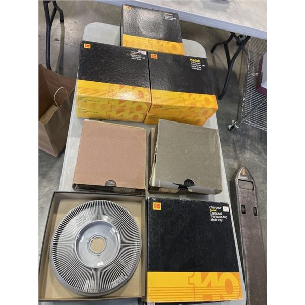 2 BAGS OF VINTAGE KODAK SLIDE CAROUSELS