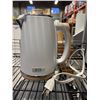 Image 1 : AS NEW DEMO HADEN DORCHESTER WHITE ELECTRIC KETTLE 1.7L  - TESTED WORKING, RETAIL $199