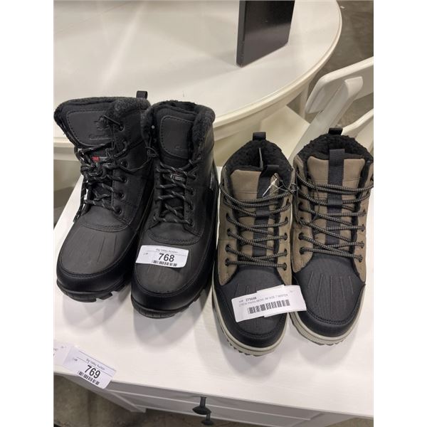 2 NEW PAIRS MENS 3M SIZE 7 WINTER BOOTS