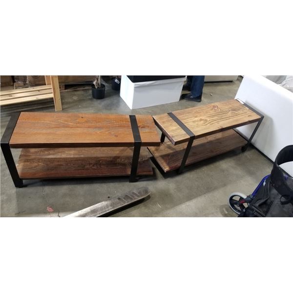 RUSTIC 2PC HALL ENTRANCE 84 INCH