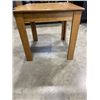 Image 2 : SOLID OAK COFFEE AND ENDTABLE SET