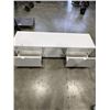 Image 2 : WHITE MEDIA CONSOLE APPROX 64 INCHES