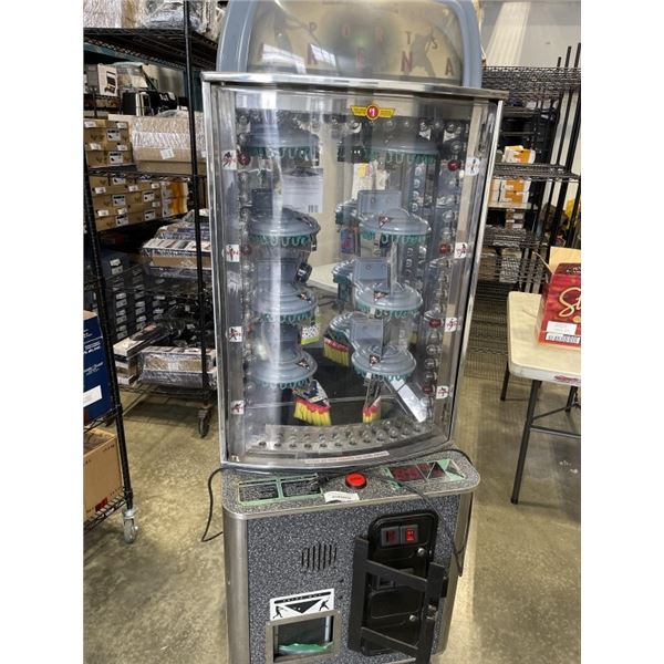 SPORTS ARENA ARCADE PRIZE MACHINE W/ KEYS AND MANUAL - WORKING