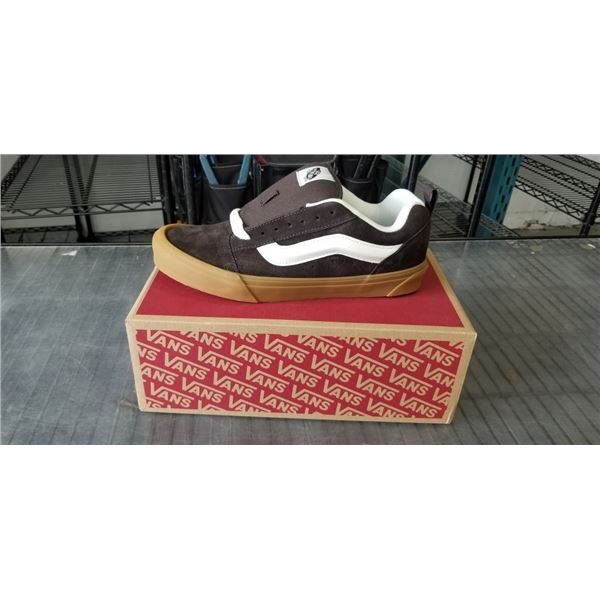 NEW PAIR OF VANS KNU SKOOL BABY TURKISH COFFEE SHOES SIZE MENS 10.5