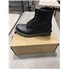 Image 3 : NEW PAIR OF DR. MARTENS AIR WAIR 1460 BLACK NAPPA BOOT SIZE US MENS 9, LADIES 10