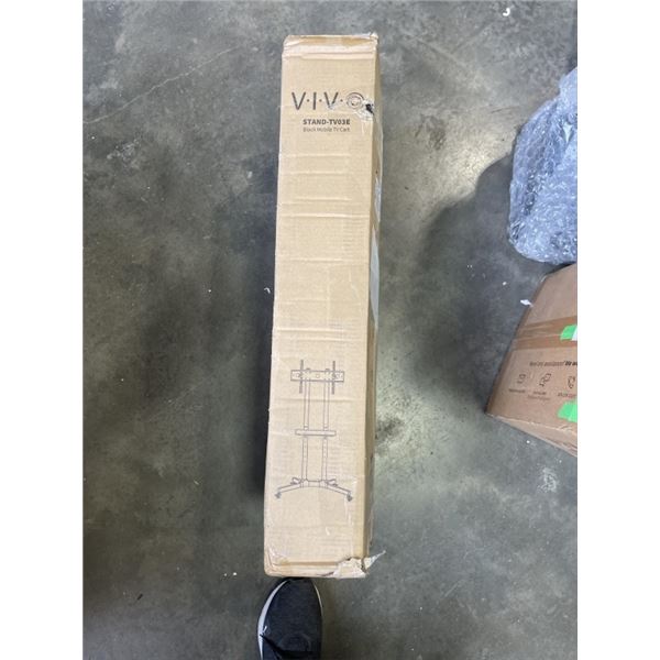 VIVO BLACK MOBILE TV CART