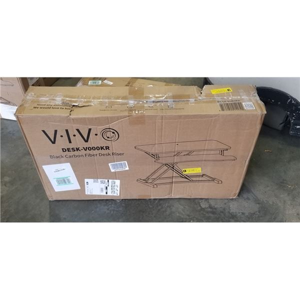 VIVO BLACK DESK RISER