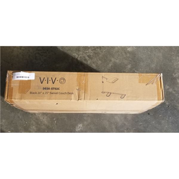 VIVO BLACK SWIVEL 20 X 15 COUCH DESK