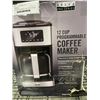 Image 2 : BELLAPRO PROGRAMMABLE DRIP COFFEE MAKER 12-CUP - TESTED WORKING, RETAIL $99