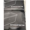 Image 2 : 3 NEW RECTANGULAR TOAST PANS, NON STICK 450G