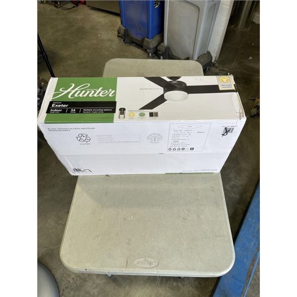 HUNTER EXETER INDOOR 54 INCH CEILING FAN