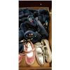 Image 2 : TRAY OF NEW INFANT GIRLS SHOES SIZE 7 AND 8, ANDLNEW SLIPPERS SIZE 7/8