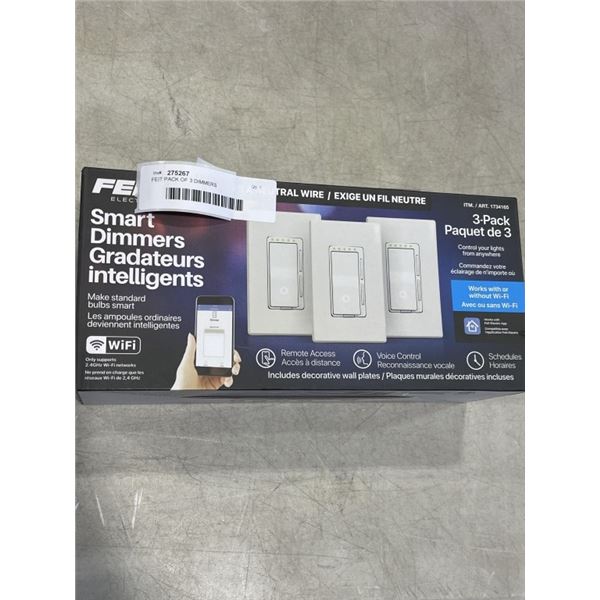 FEIT PACK OF 3 DIMMERS