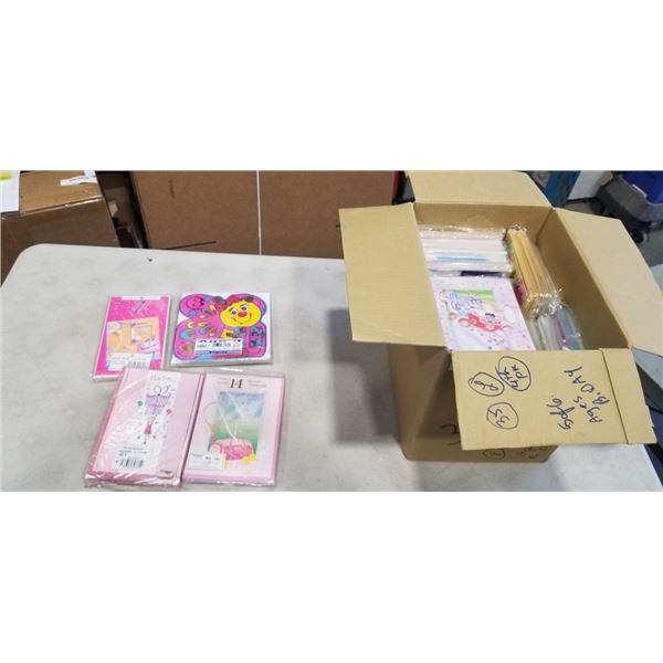 CASE OF NEW BITHDAY AGE GREETING CARDS, SOME VINTAGE FROM ENGLAND