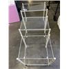 Image 1 : VINTAGE 3PC NESTING GLASS TOP TABLE SET
