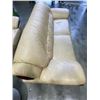 Image 3 : BEIGE LEATHER SOFA AND OVERSIZED CHAIR