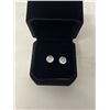 Image 1 : NEW PLATINUM PLATED 2.0CT EACH SIMULATED DIAMOND (CZ) STUD EARRINGS