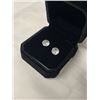 Image 2 : NEW PLATINUM PLATED 2.0CT EACH SIMULATED DIAMOND (CZ) STUD EARRINGS