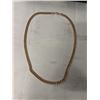 Image 2 : NEW 18K GOLD PLATED 7.5MM CUBAN LINK NECKLACE - 24" LONG