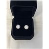 Image 1 : NEW PLATINUM PLATED 3.0CT EACH SIMULATED DIAMOND (CZ) STUD EARRINGS