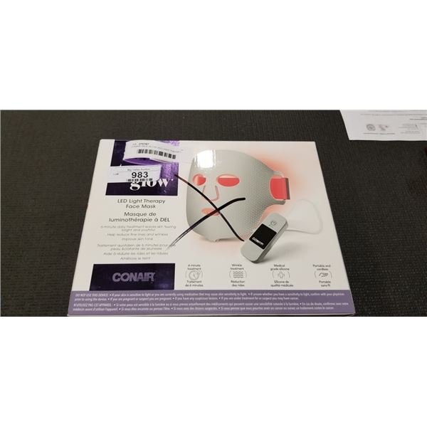CONAIR TRUE GLOW LED LIGHT THERAPY FACE MASK